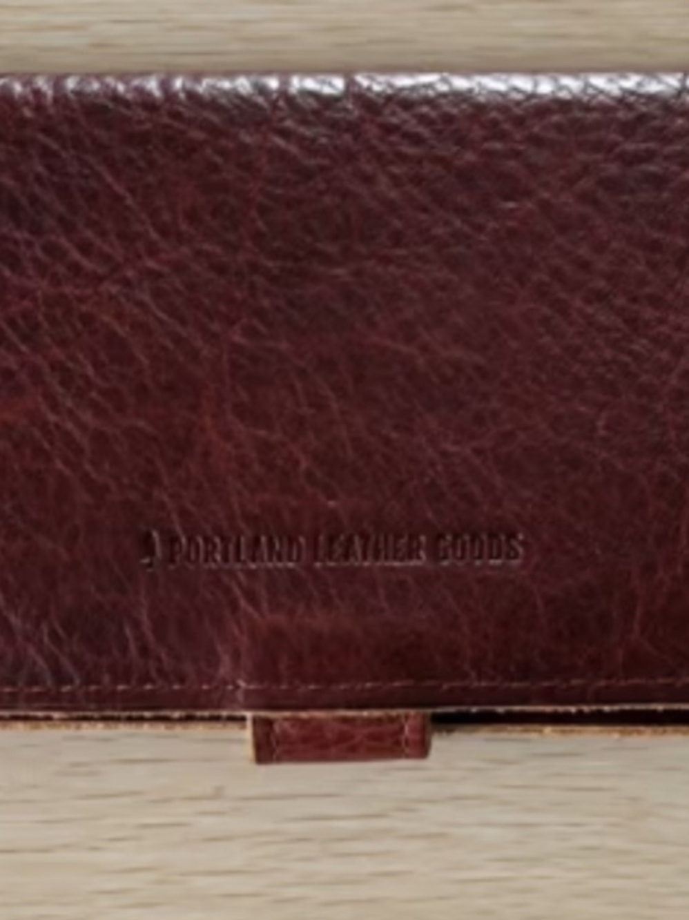 Portland Leather Goods Bifold Wallet In Nutmeg - Picture 3 of 4